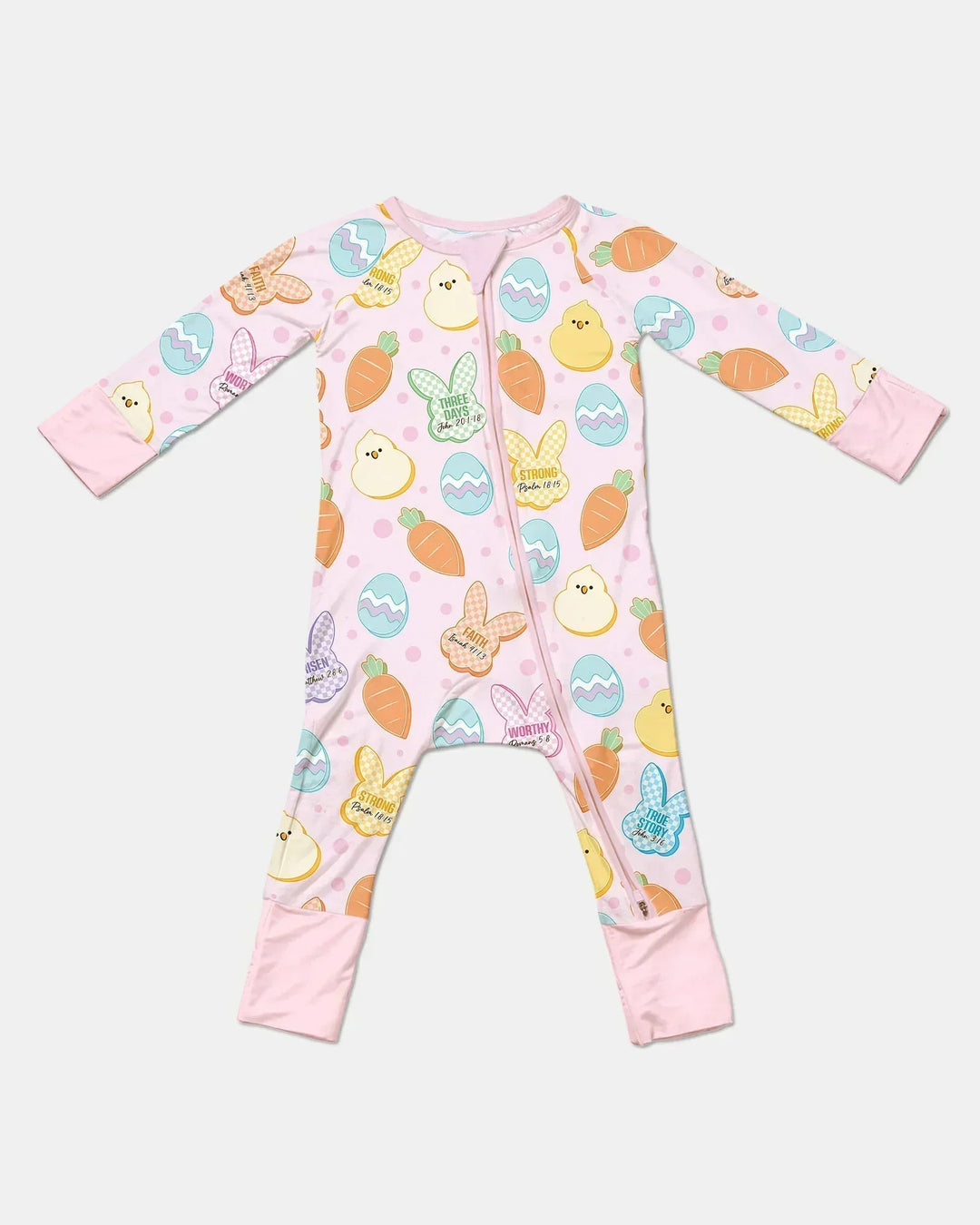 Easter Christian Bunny Bamboo Convertible Zippy