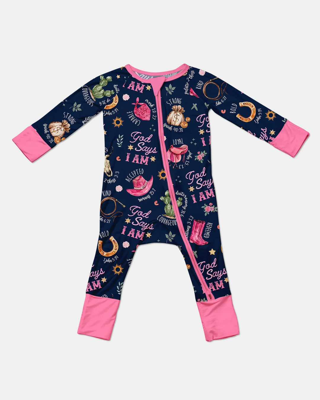 God Says I Am Western Faith Bamboo Convertible Zippy