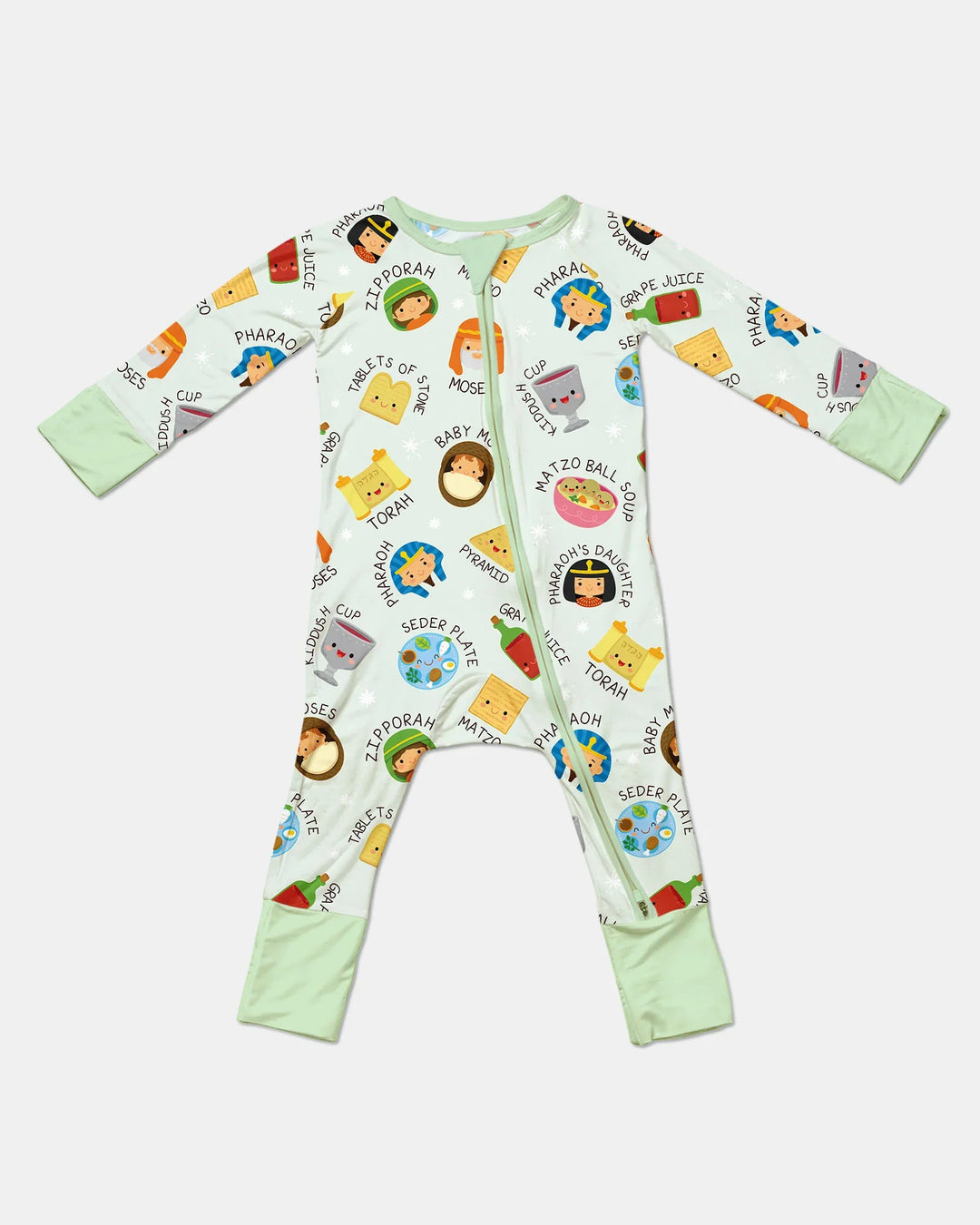 Cute Passover Characters Bamboo Convertible Zippy