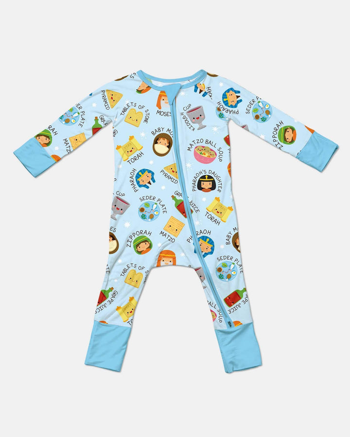Cute Passover Characters Bamboo Convertible Zippy