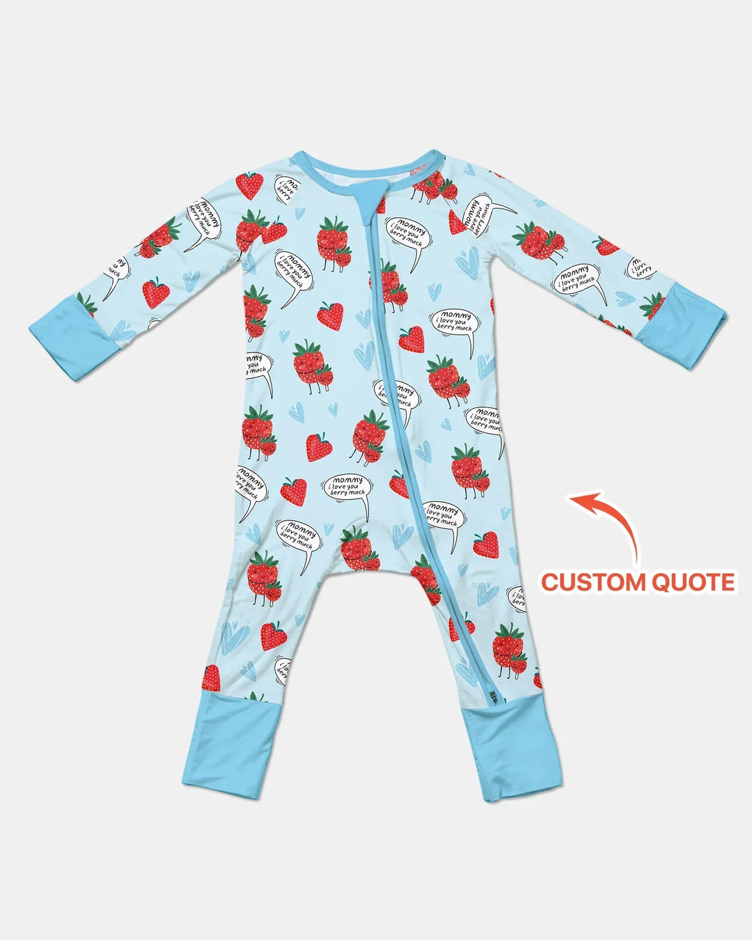 I love you berry much Bamboo Convertible Zippy