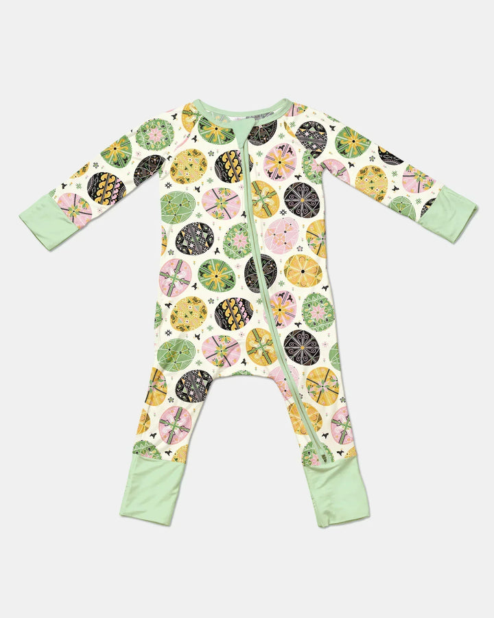 Pysanky Eggs Family Matching Bamboo Convertible Zippy
