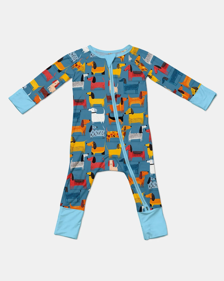 Whimsical Dachshund  Bamboo Convertible Zippy