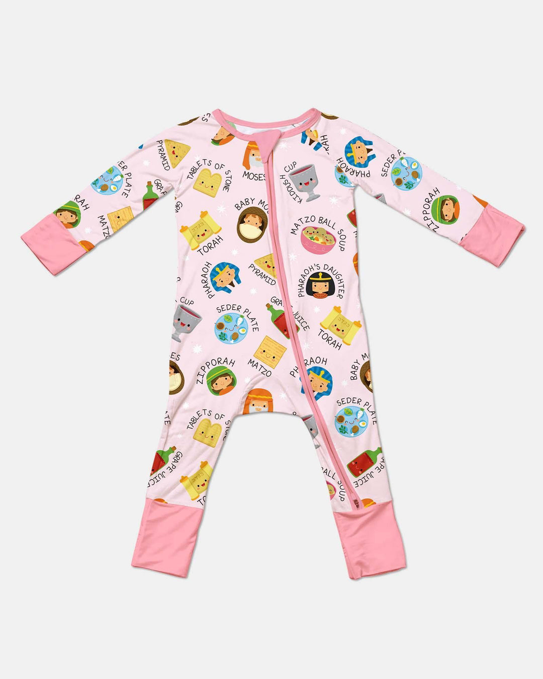 Cute Passover Characters Bamboo Convertible Zippy