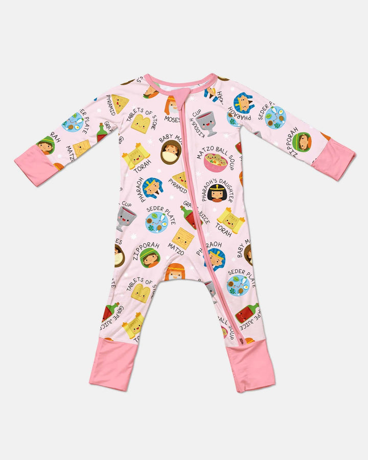 Cute Passover Characters Bamboo Convertible Zippy