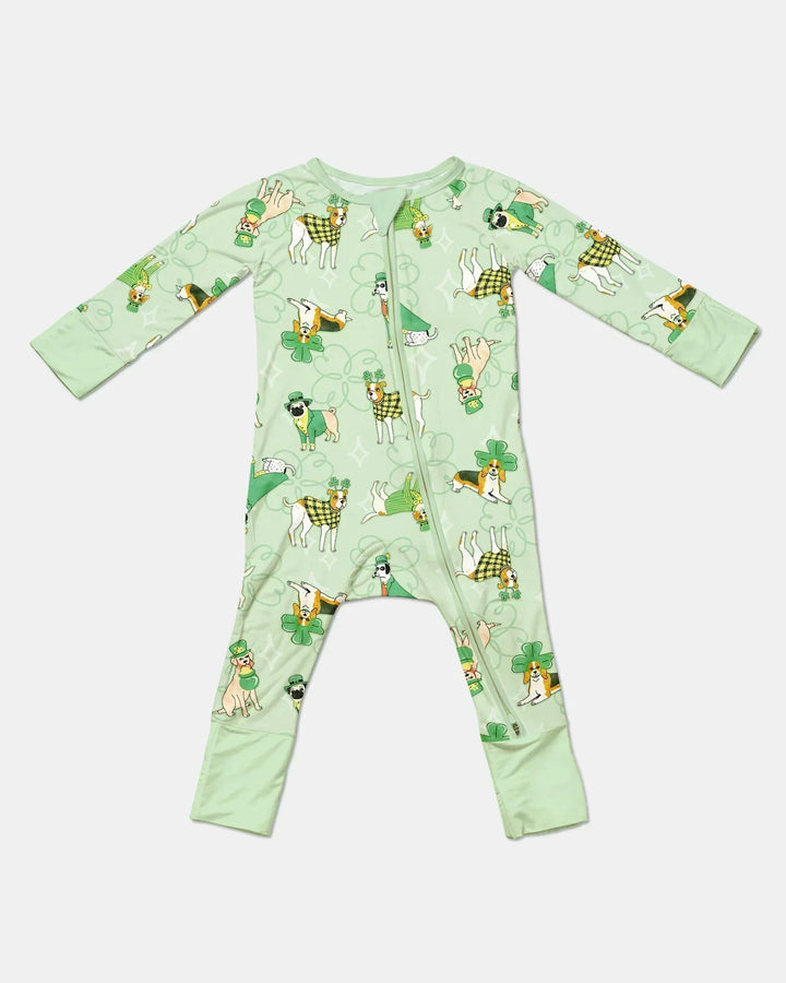 St. Patrick's Day Puppies Bamboo Convertible Zippy