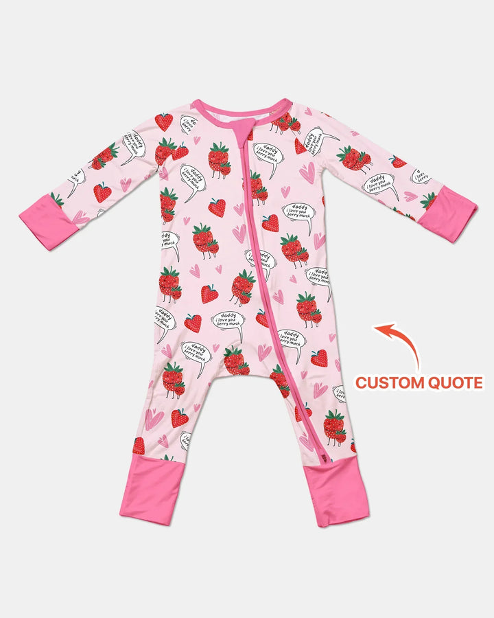 I love you berry much Bamboo Convertible Zippy