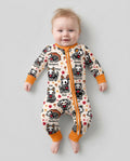 Autumn Charm Skeleton Cute Pet Bamboo Convertible Zippy