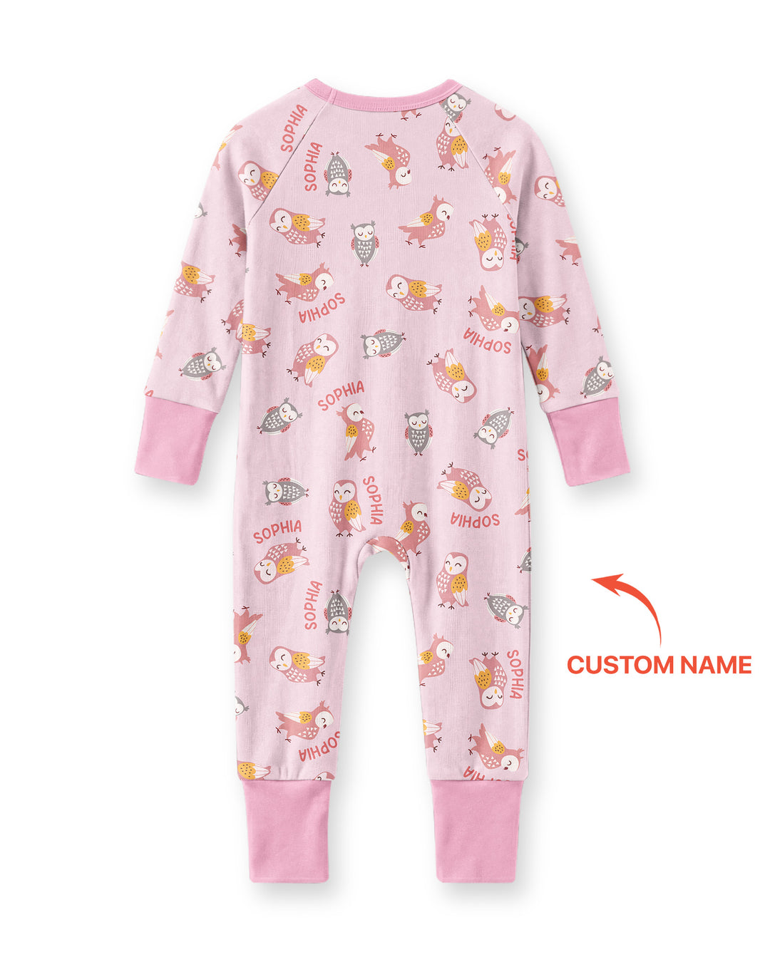 Custom Name Twin Owl Who's Who Bamboo Convertible Zippy