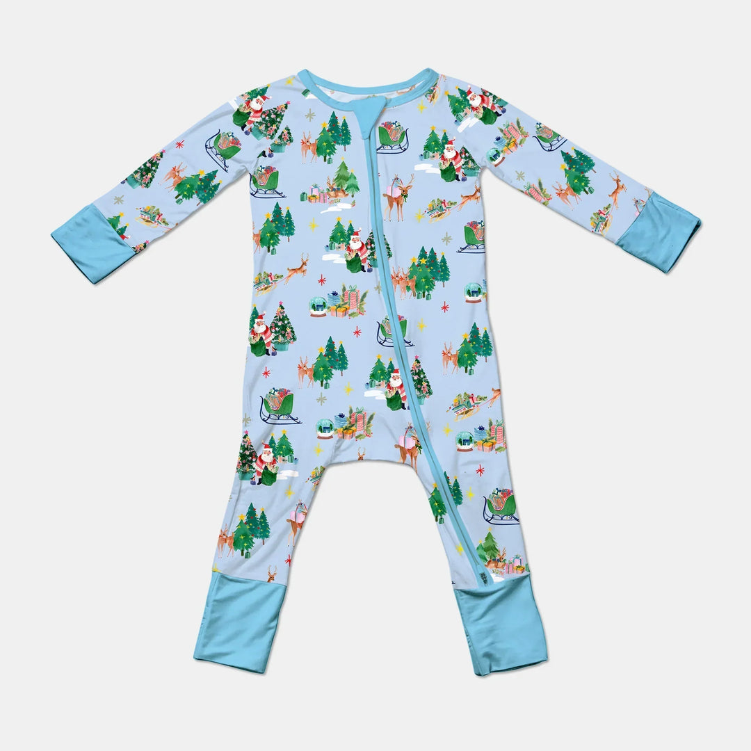 Jolly Forest Christmas Family Matching Bamboo Convertible Zippy