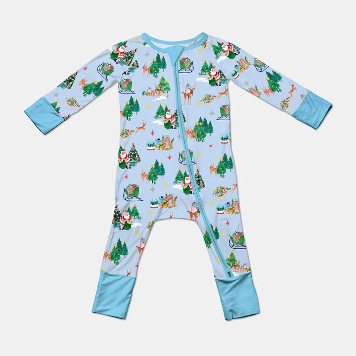 Jolly Forest Christmas Family Matching Bamboo Convertible Zippy