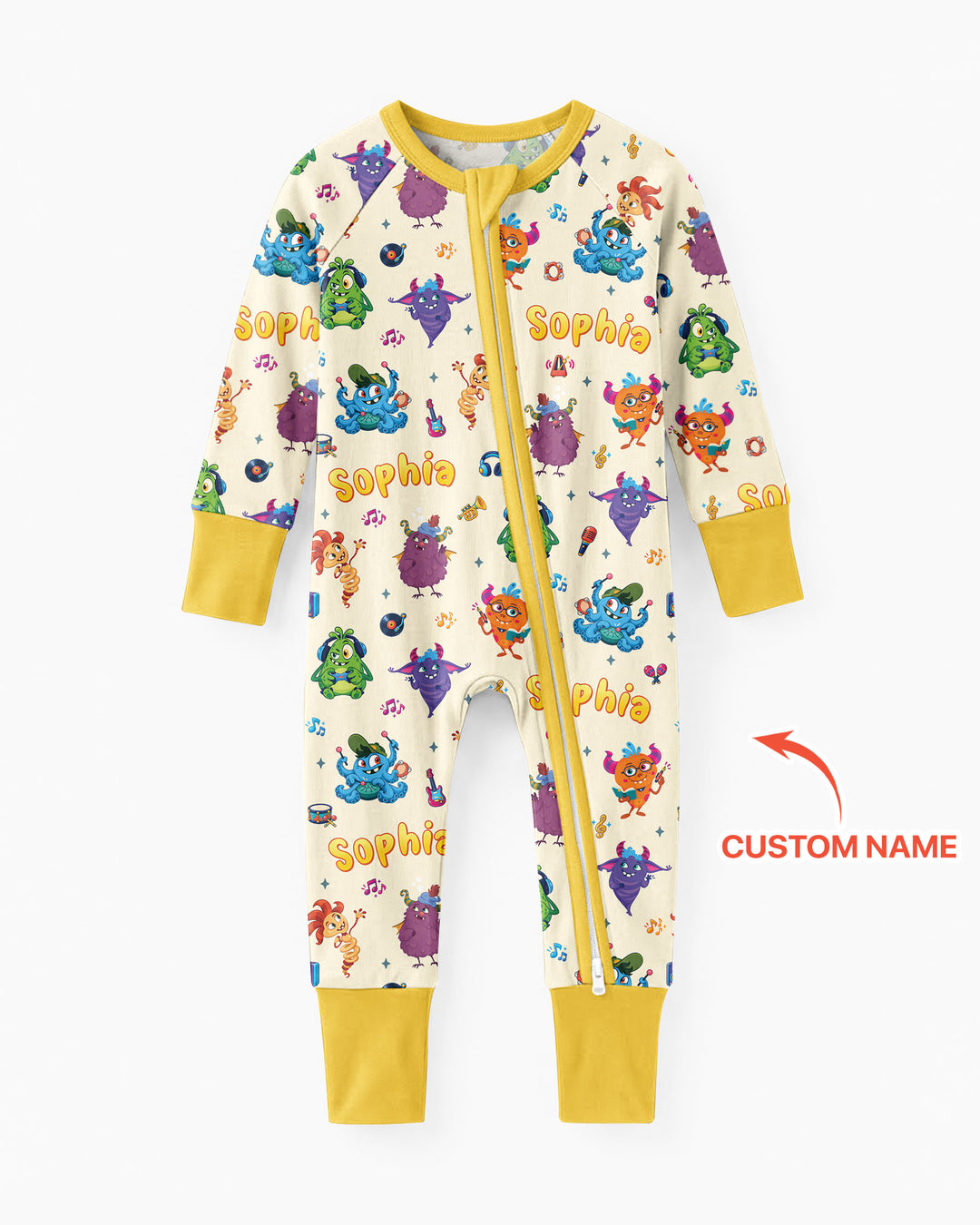 Happy Little Monster Music Band Bamboo Convertible Zippy