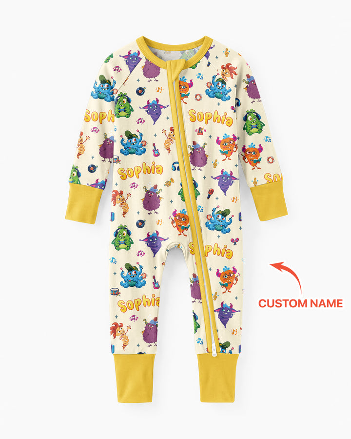 Happy Little Monster Music Band Bamboo Convertible Zippy