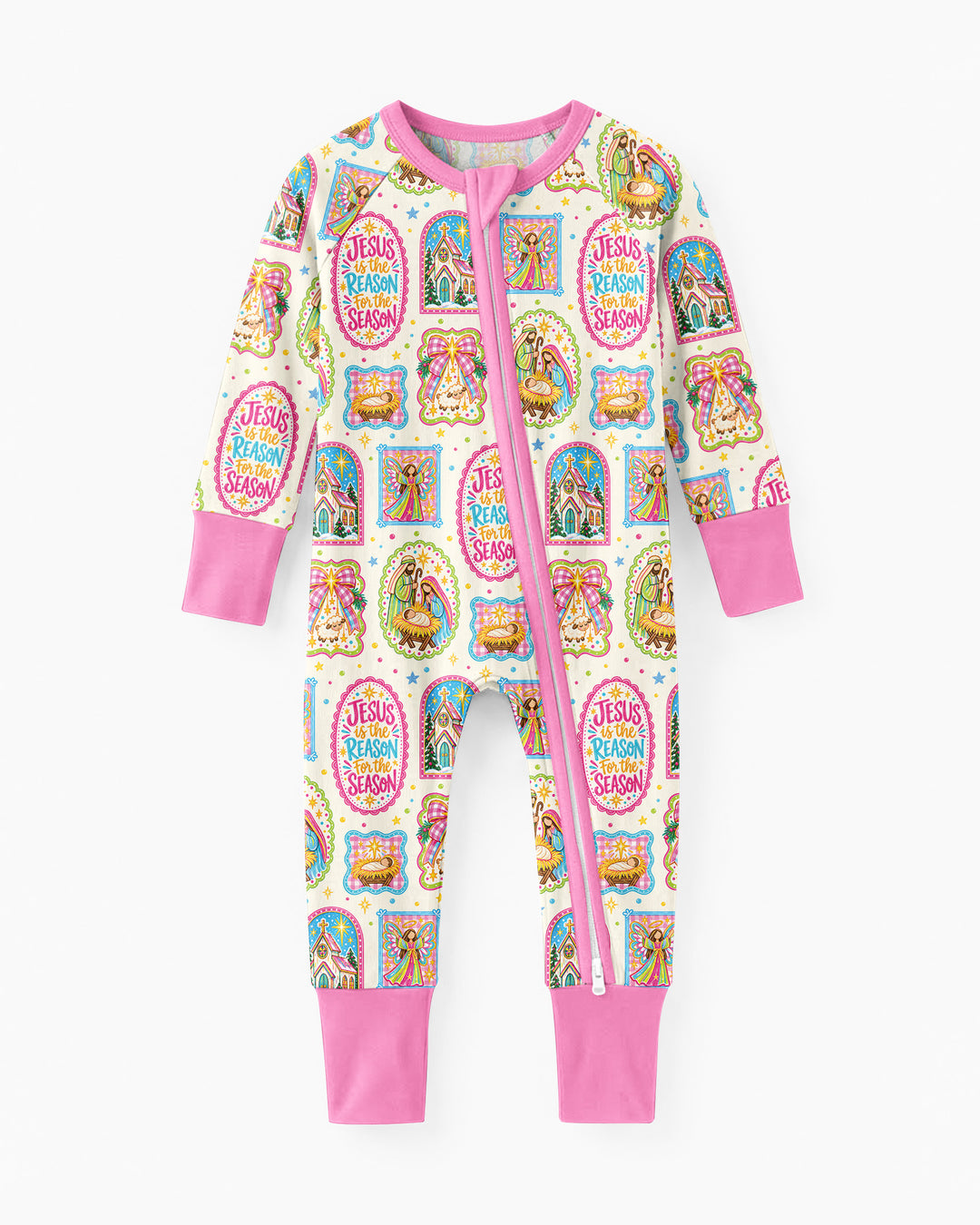 Nativity Jesus Is The Reason Bamboo Convertible Zippy