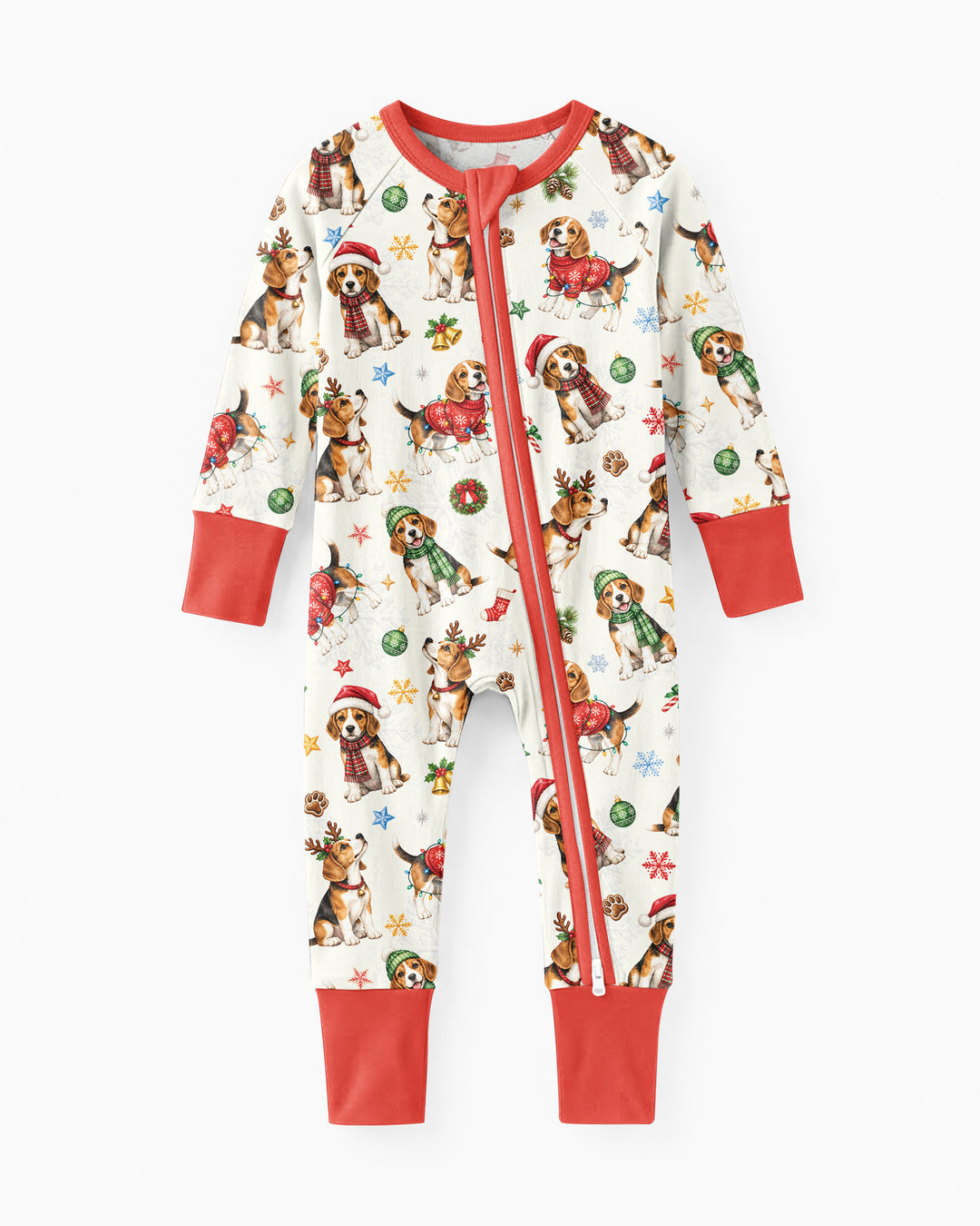Beagle Christmas Bamboo Convertible Zippy