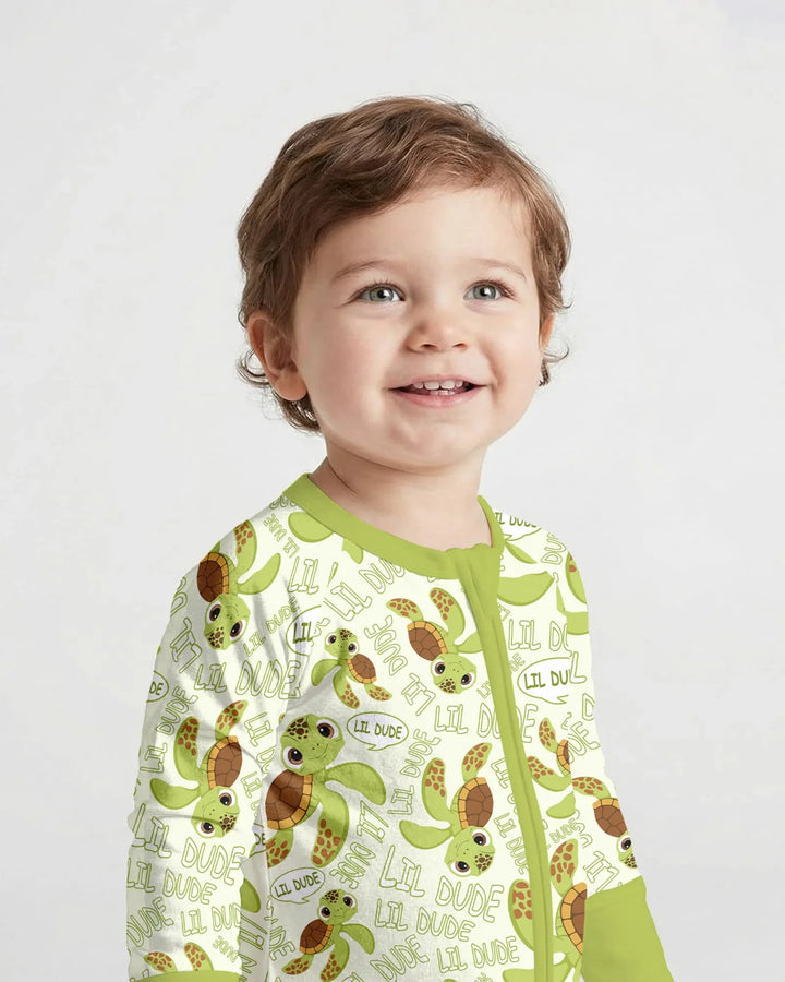 Father and Son Turtle Bamboo Convertible Zippy