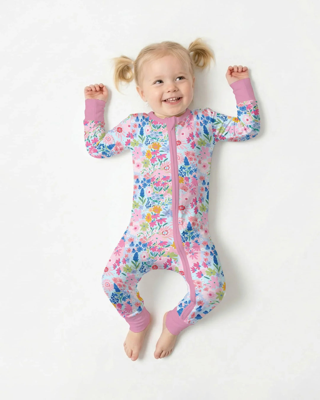 Little Flower Garden Matching Bamboo Convertible Zippy