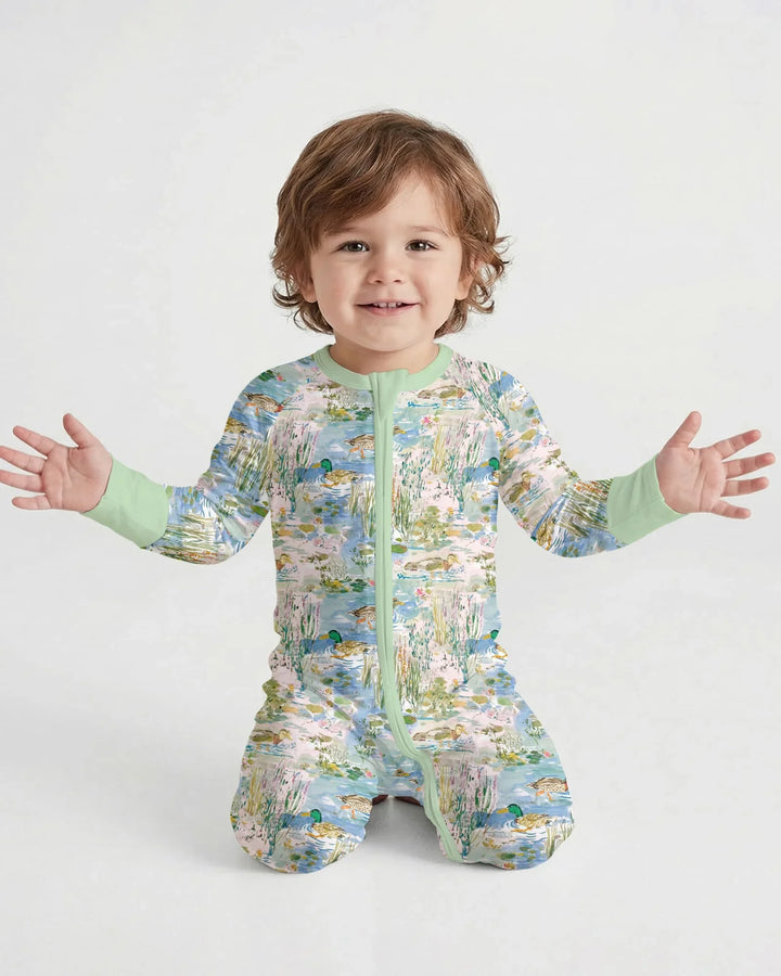 Watercolor Mallard Duck Bamboo Convertible Zippy