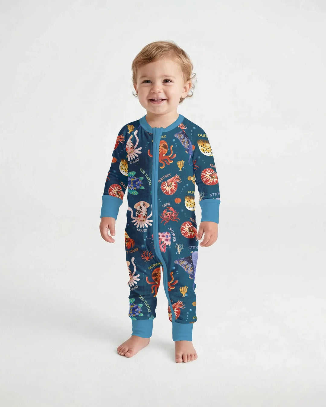 Deep Blue Wonders Bamboo Convertible Zippy