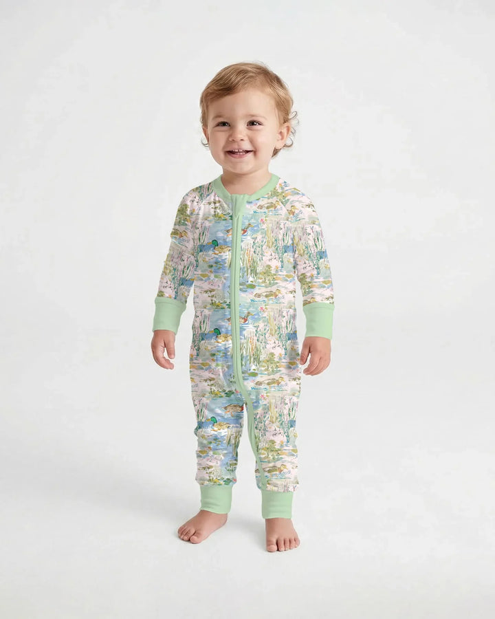Watercolor Mallard Duck Bamboo Convertible Zippy