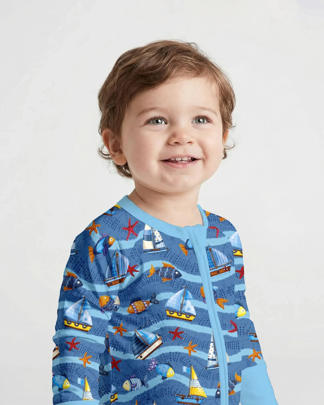 Blue Sail La Vie Family Matching Bamboo Convertible Zippy