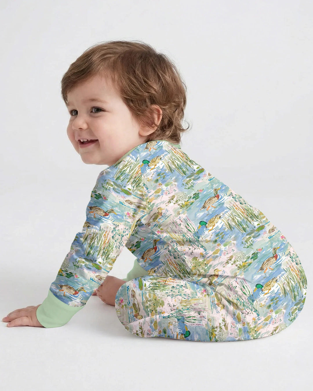 Watercolor Mallard Duck Bamboo Convertible Zippy