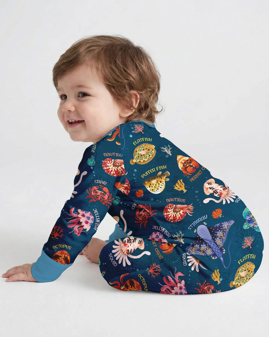 Deep Blue Wonders Bamboo Convertible Zippy
