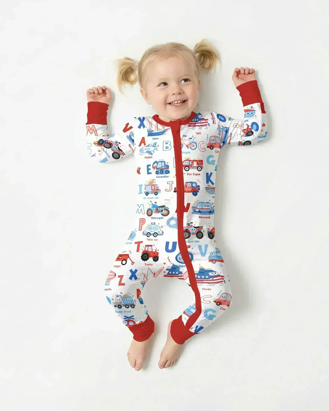 Patriotic Construction Bamboo Convertible Zippy