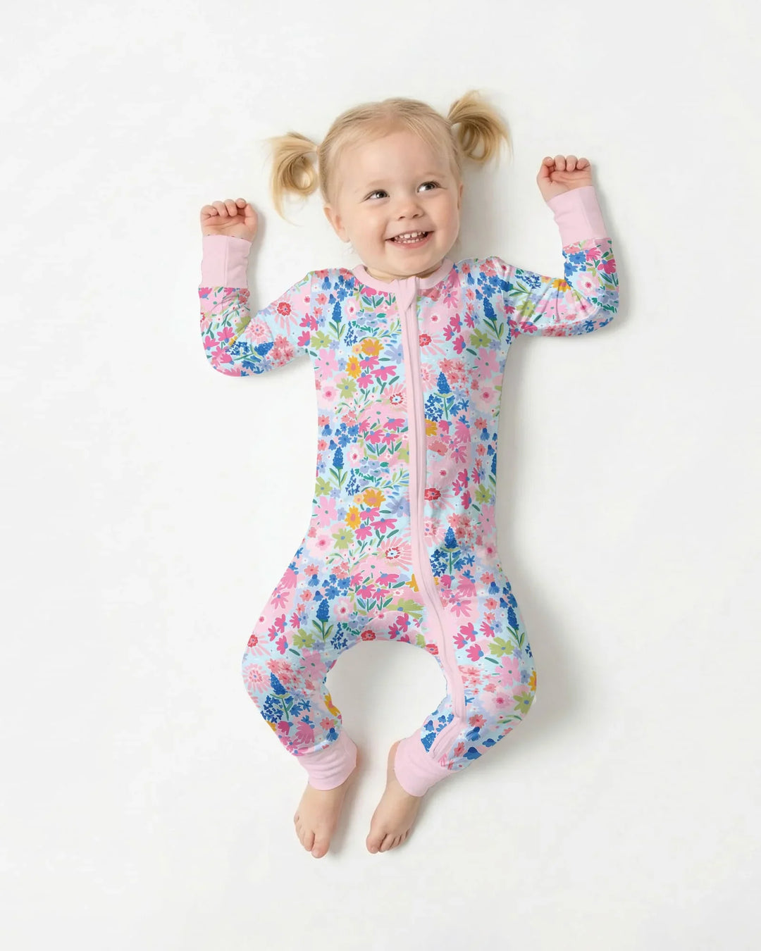 Little Flower Garden Matching Bamboo Convertible Zippy