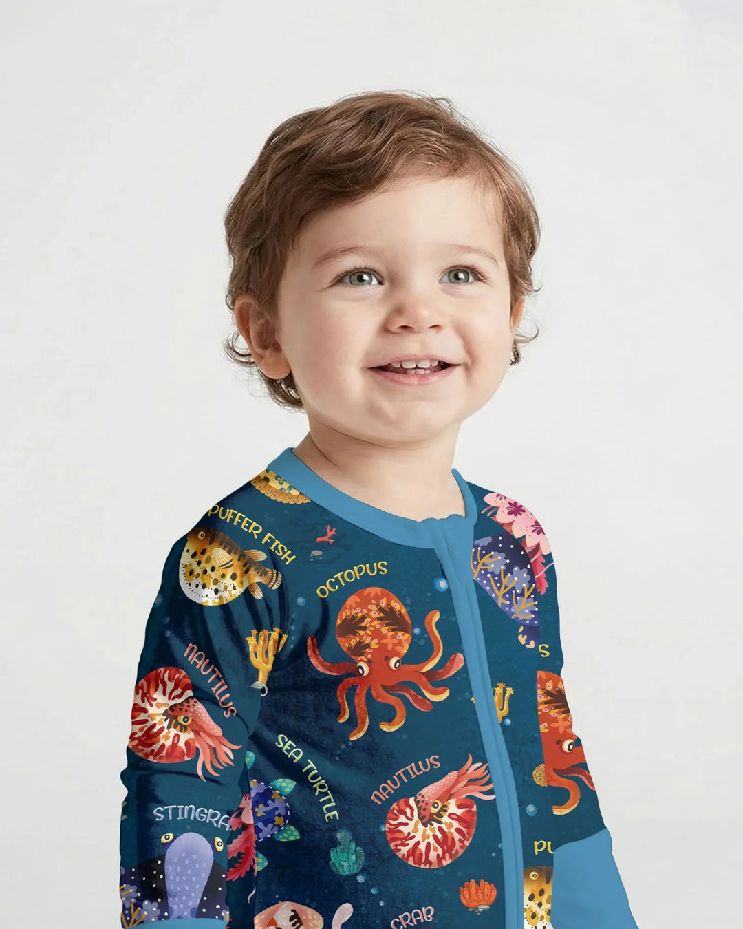 Deep Blue Wonders Bamboo Convertible Zippy