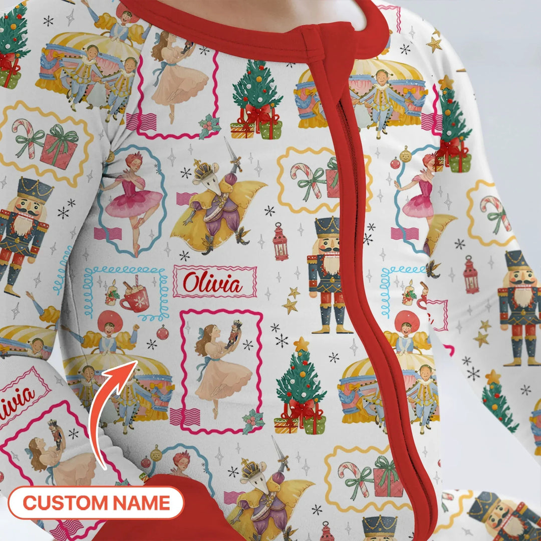 The Enchanted Nutcracker Custom Name Bamboo Convertible Zippy