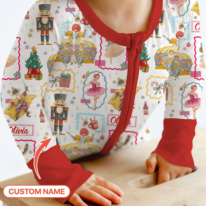 The Enchanted Nutcracker Custom Name Bamboo Convertible Zippy