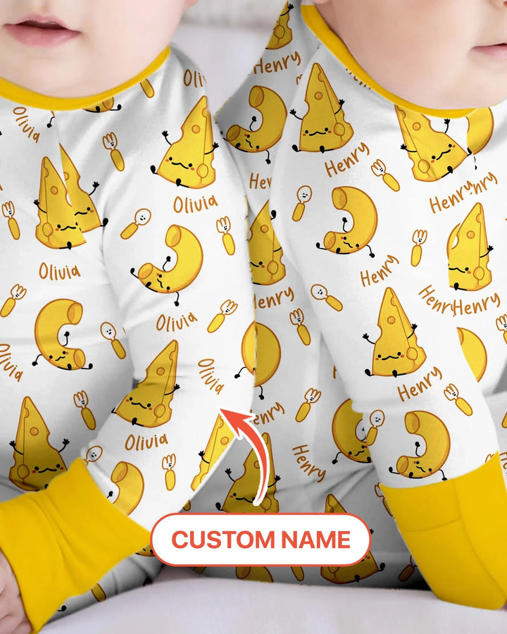 Custom Name Mac & Cheese Club Bamboo Convertible Zippy