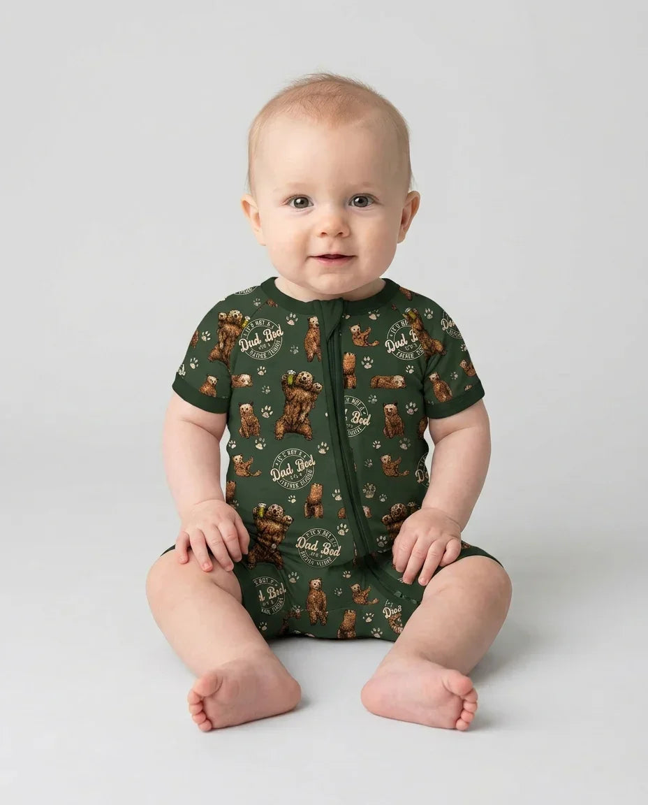 Daddy Bear It's Not A Dad Bod Bamboo Shorty Zippy