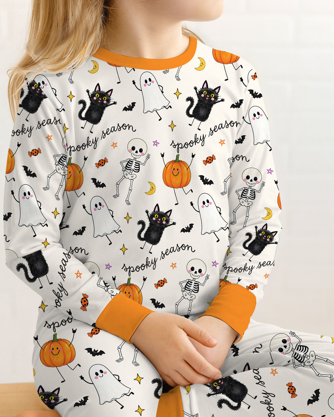 Template Bamboo Two Piece Long Sleeve Pyjamas Set