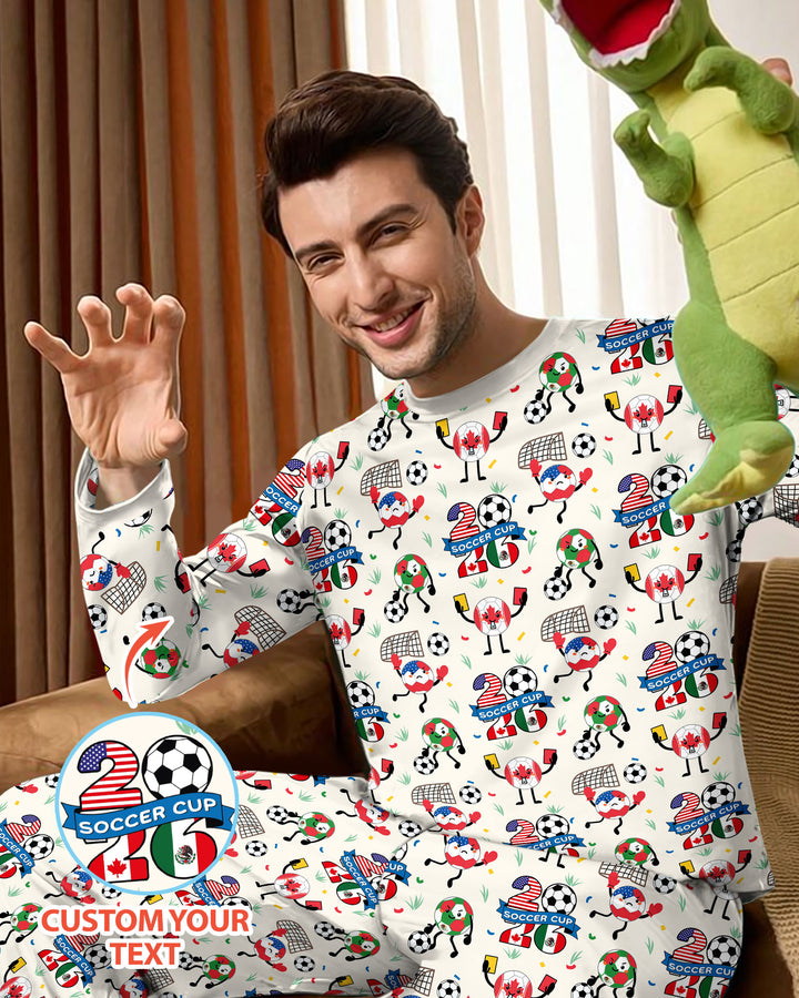Soccer Squad 2026 Bamboo Men's Pajama Set