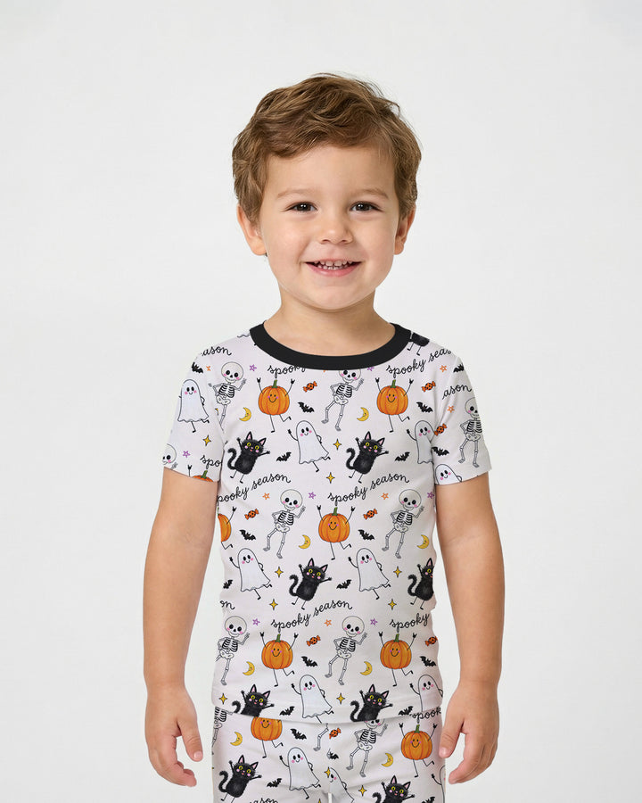 Hangin’ With My Boos Bamboo Two Piece Short Sleeve Pajama Set