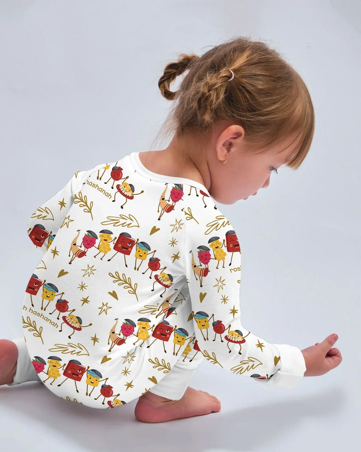 Let's Celebrate Rosh Hashanah Bamboo Convertible Zippy