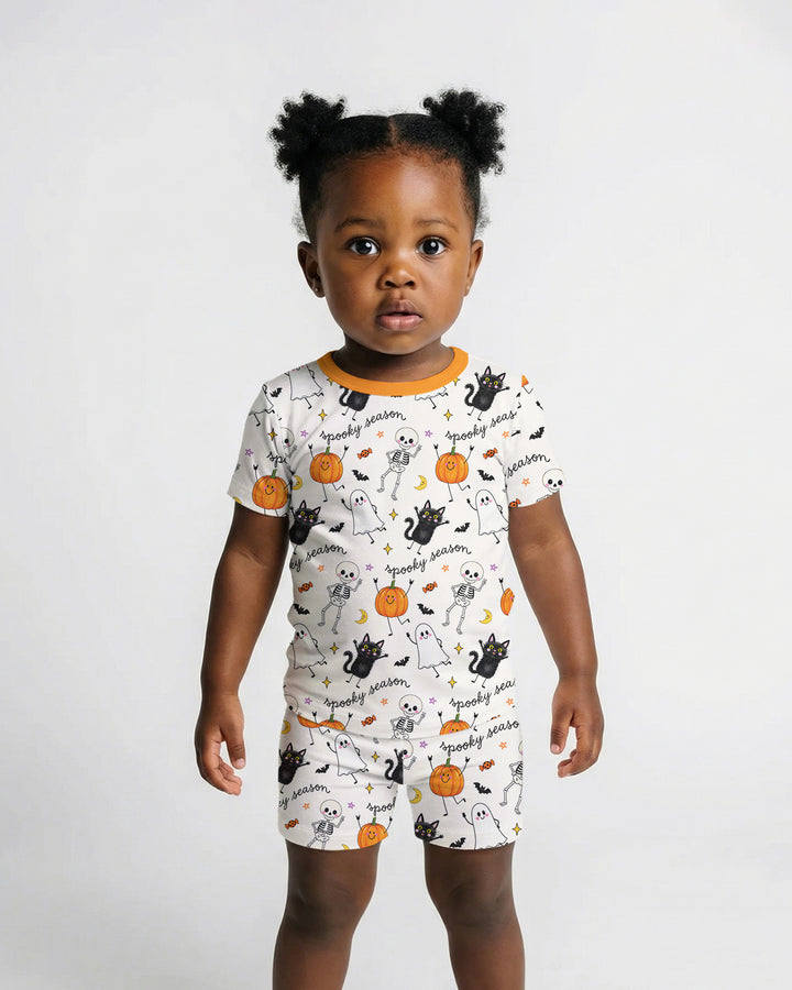 Template Bamboo Two Piece Short Sleeve Shorts Pyjamas Set