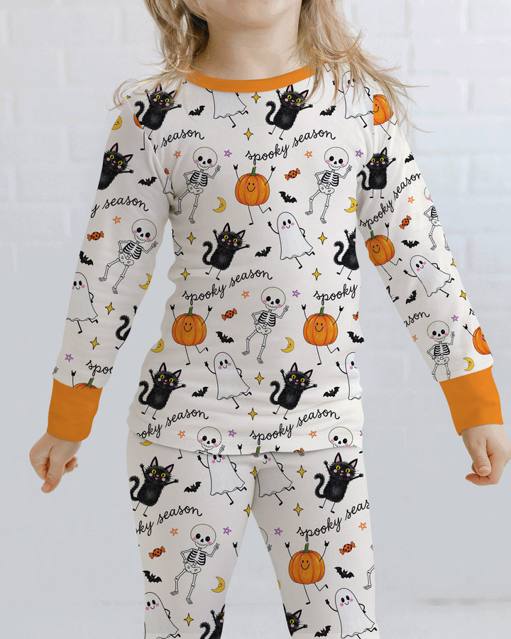 Template Bamboo Two Piece Long Sleeve Pyjamas Set