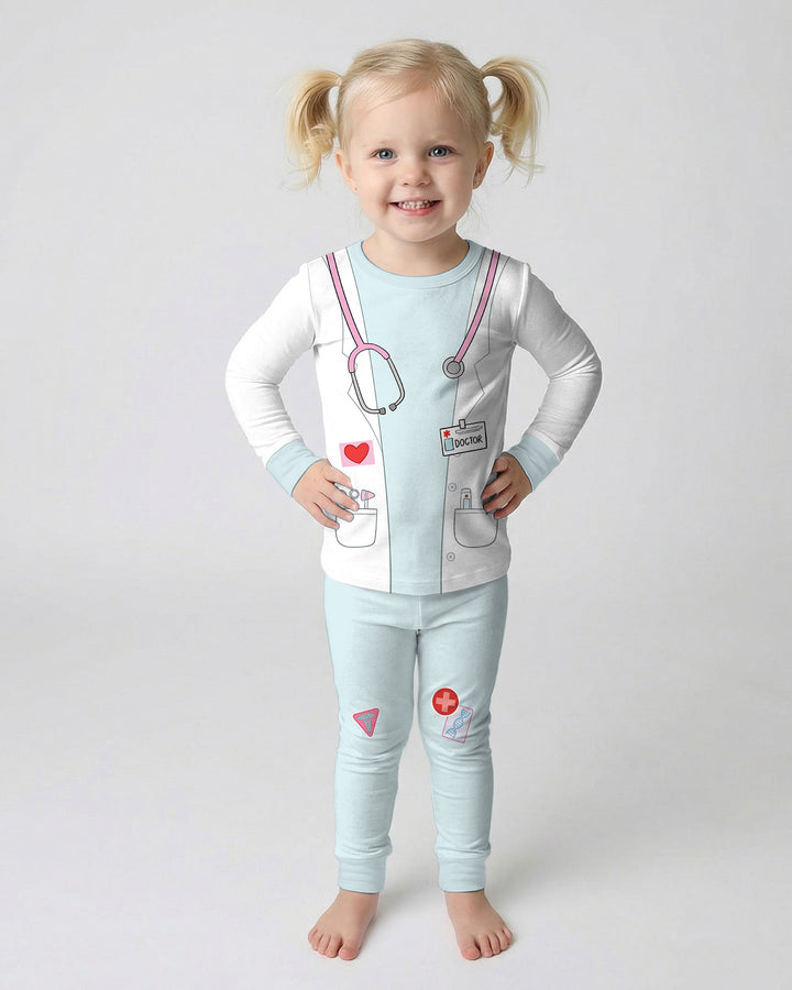 Template Bamboo Two Piece Long Sleeve Pyjamas Set