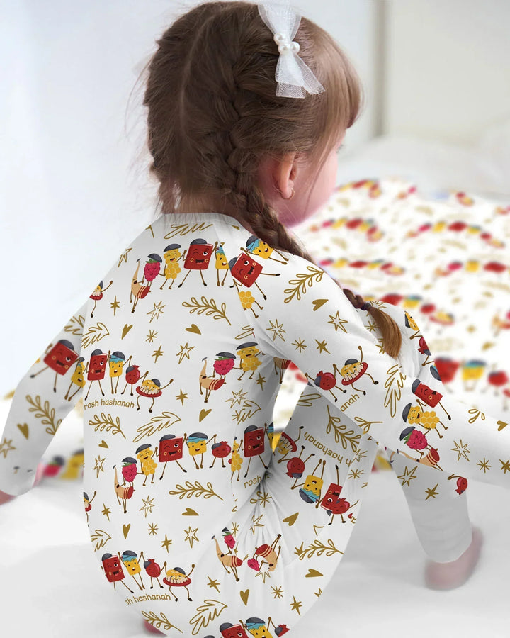 Let's Celebrate Rosh Hashanah Bamboo Convertible Zippy