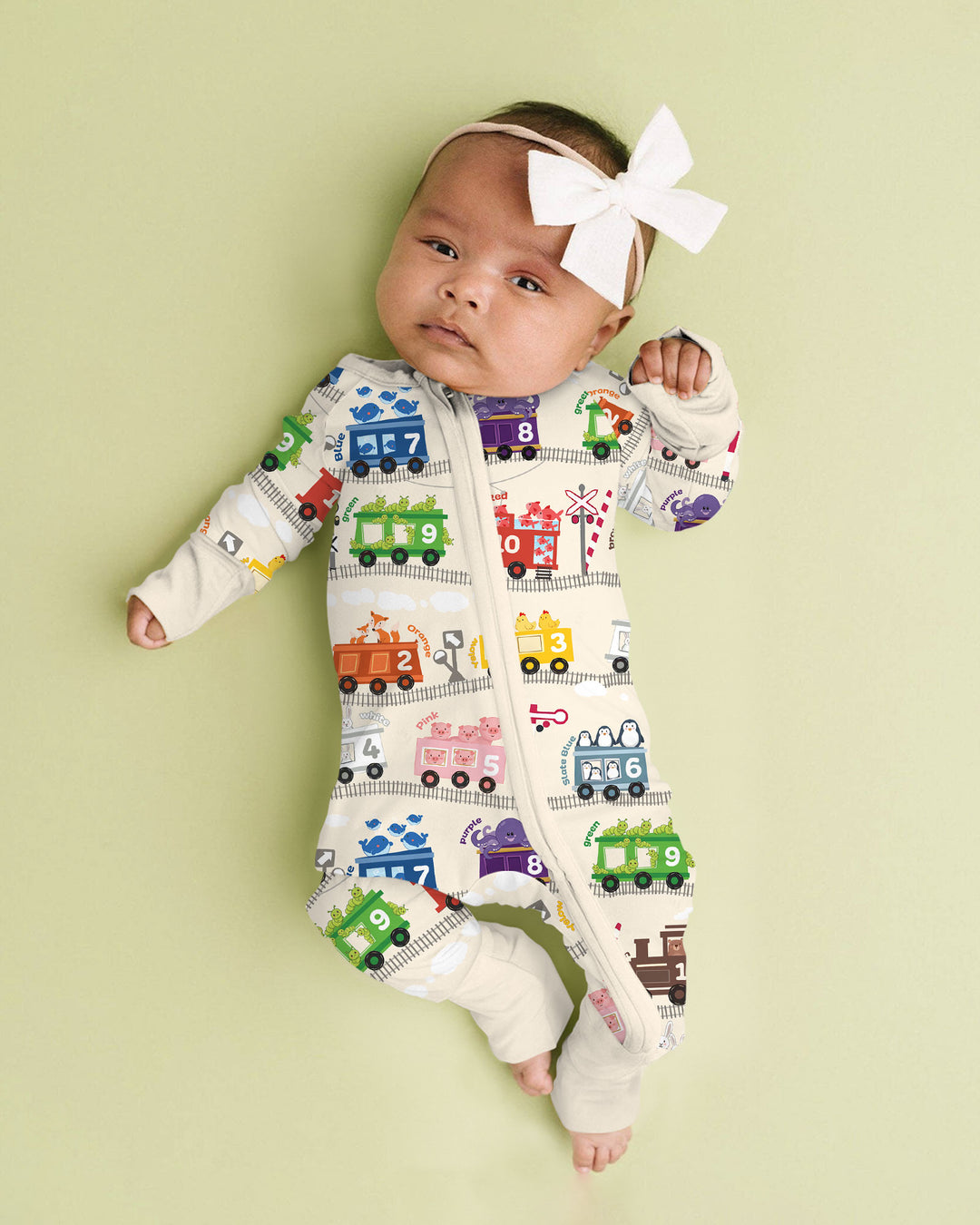 Color Train Bamboo Convertible Zippy