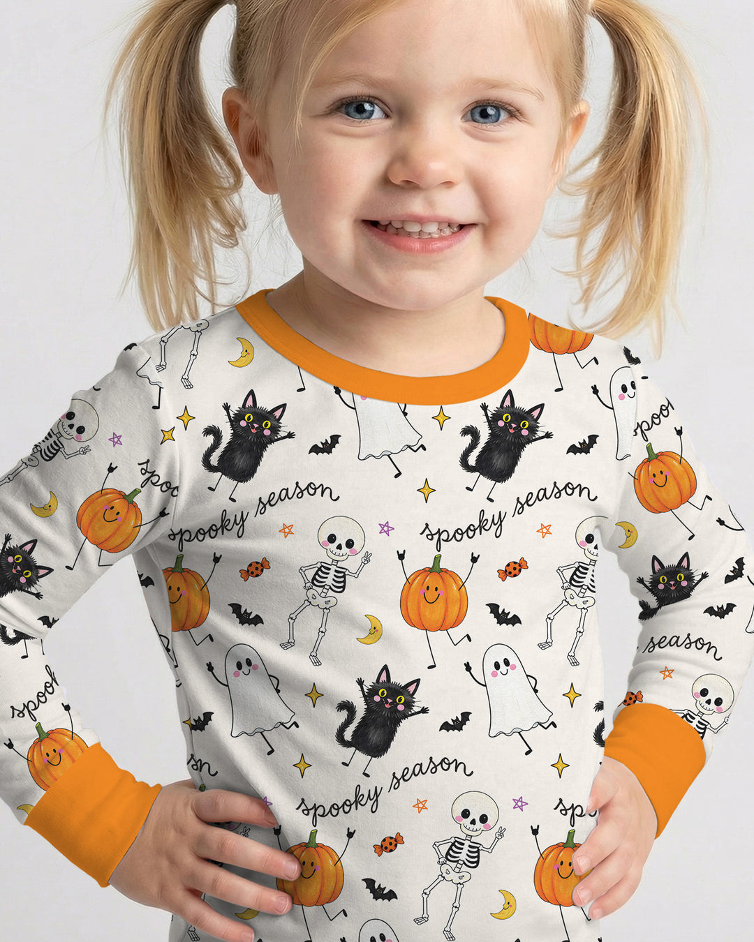 Template Bamboo Two Piece Long Sleeve Pyjamas Set