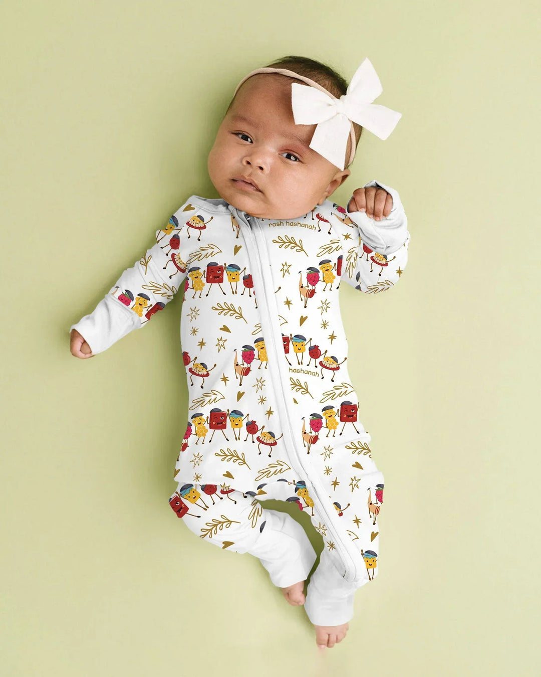 Let's Celebrate Rosh Hashanah Bamboo Convertible Zippy