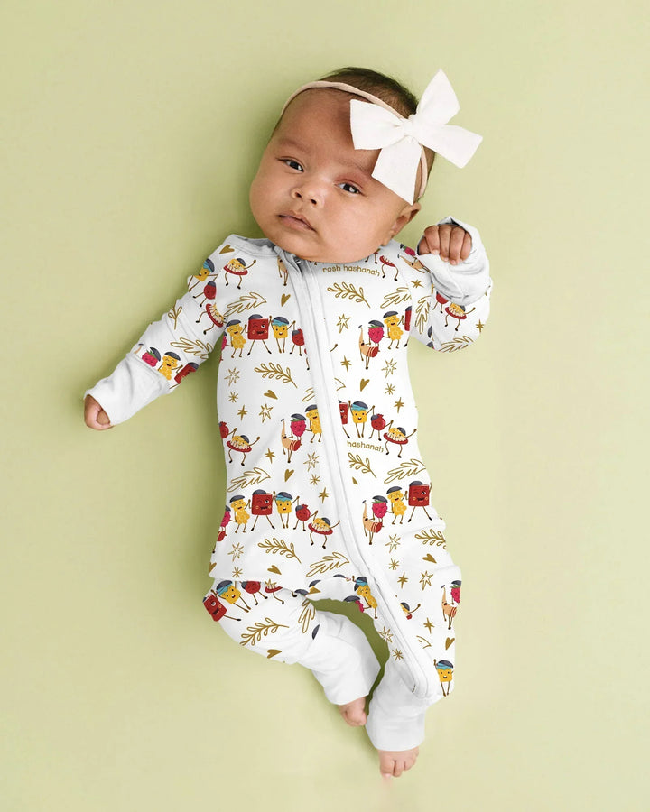 Let's Celebrate Rosh Hashanah Bamboo Convertible Zippy