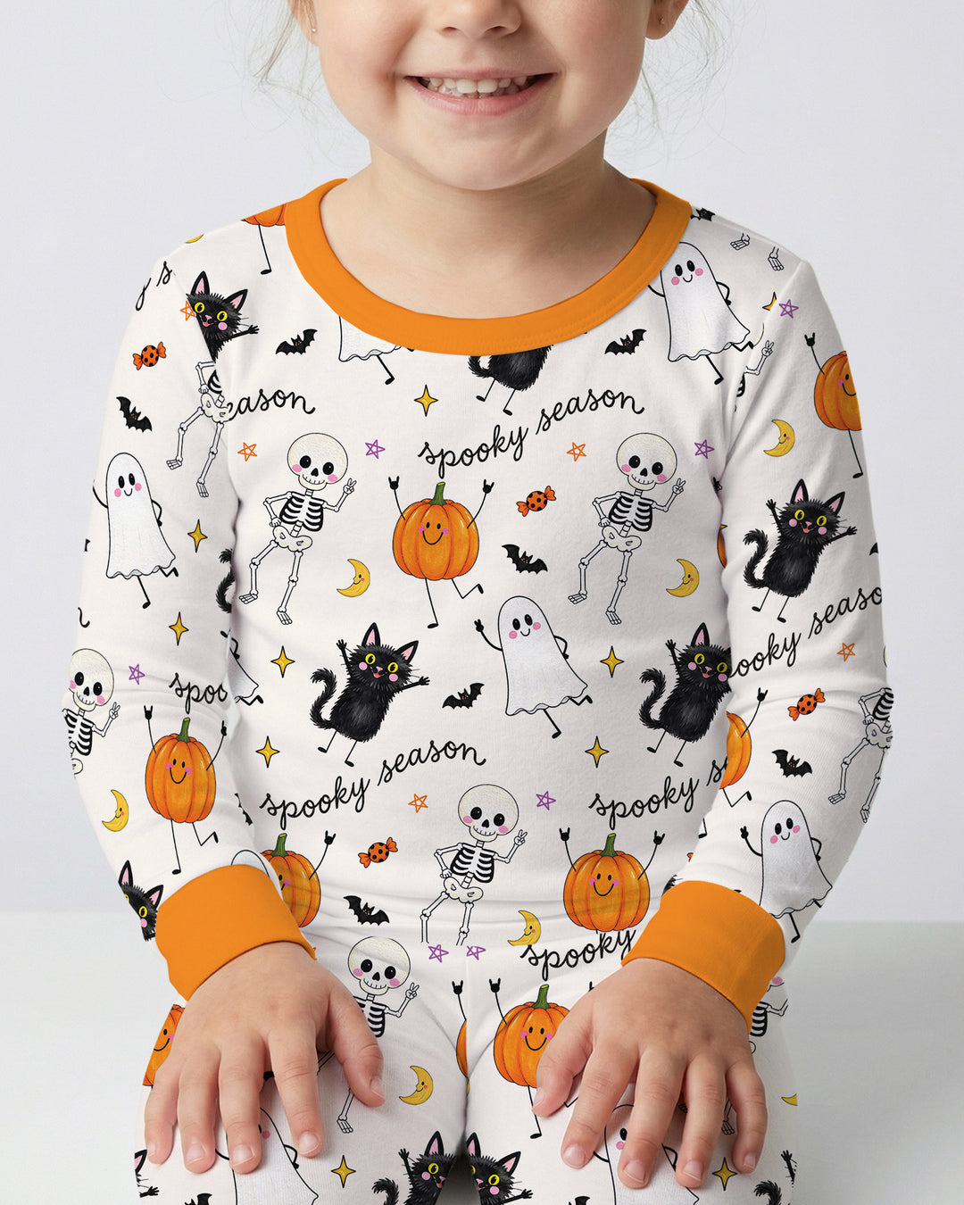 Template Bamboo Two Piece Long Sleeve Pyjamas Set