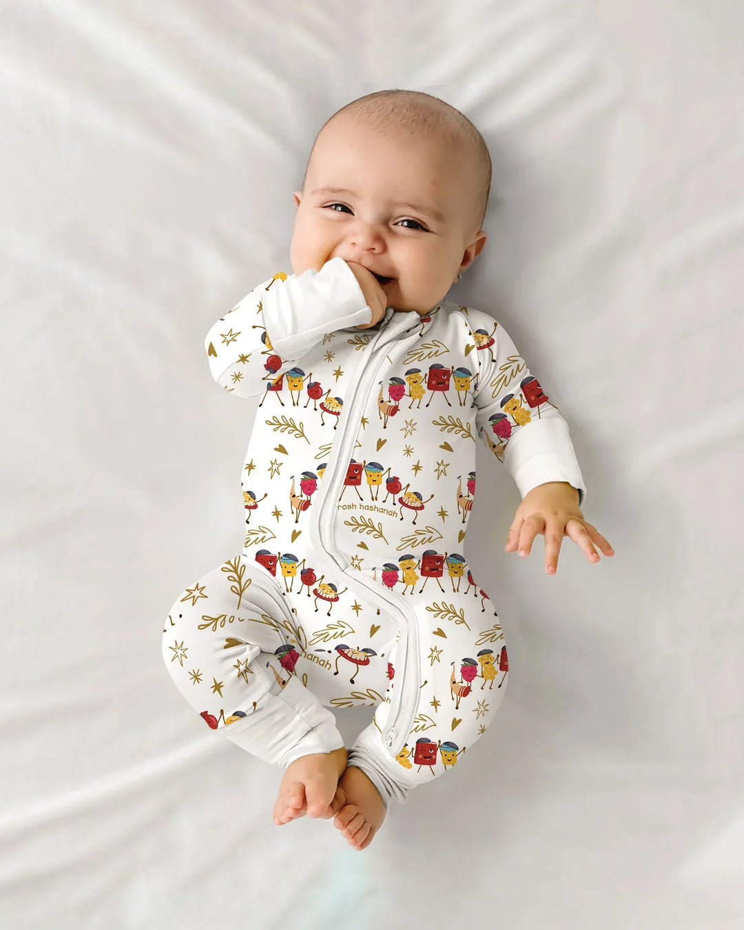 Let's Celebrate Rosh Hashanah Bamboo Convertible Zippy