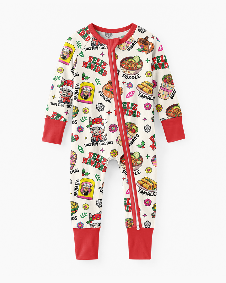 Mexican Christmas Feliz Navidad Bamboo Convertible Zippy