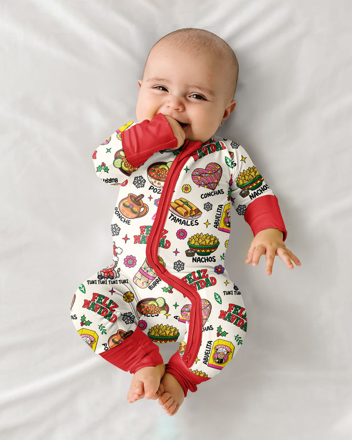 Mexican Christmas Feliz Navidad Bamboo Convertible Zippy